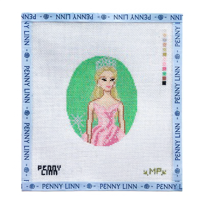 GLINDA OVAL 4.2" x 3.3" 18 Mesh MP STITCHERY