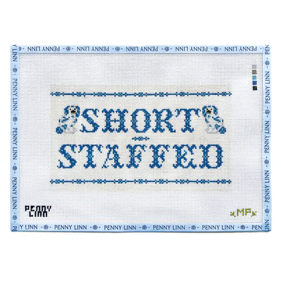 SHORT-STAFFED PILLOW 6" x 10" 13 Mesh MP STITCHERY