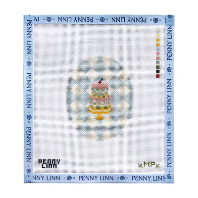 MARIE ANTIONETTE CAKE 4.2" x 3.3" 18 Mesh MP STITCHERY