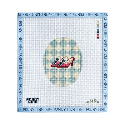 MARIE ANTIONETTE SHOE 4.2" x 3.3" 18 Mesh MP STITCHERY