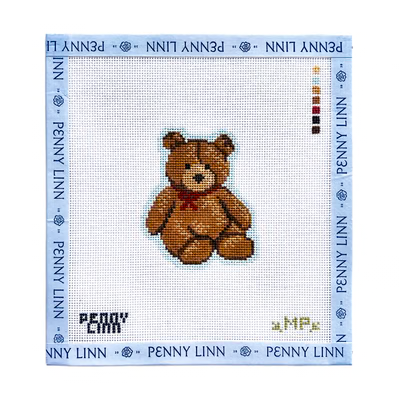 TEDDY BEAR 3.2" x 2.6""18 Mesh MP STITCHERY