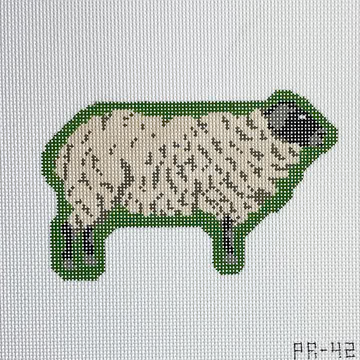 PR-42 SUFFOLK SHEEP 4.75" x 3"   18 Mesh Pip And Roo