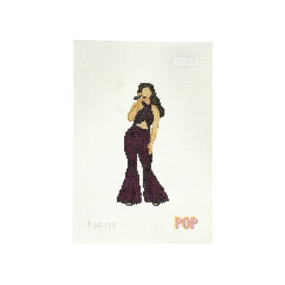 POP-174 TEJANO QUEEN 5.67" x 2.44 18 Mesh POP NEEDLE ARTS