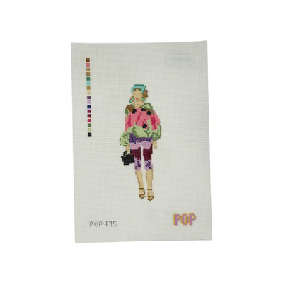 POP-175 CARRIE BRADSHAW 5.86" x 2" 18 Mesh POP NEEDLE ARTS