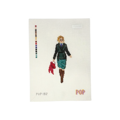 POP-182 ELLE WOODS 5.5" x 2.72" 18 Mesh POP NEEDLE ARTS