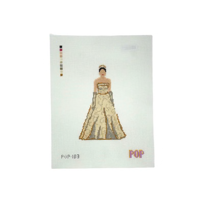 POP-183 PRINCESS OF GENOVIA 5.39" x 3.39" 18 Mesh POP NEEDLE ARTS