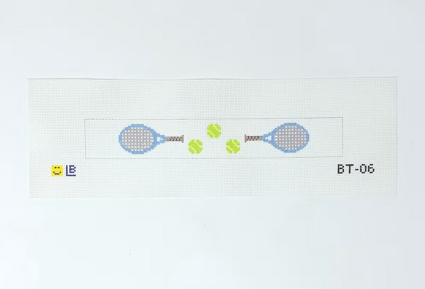 BT-06 Tennis Key Fob 9w x 1.5h 18 Mesh LAUREN BLOCH DESIGNS