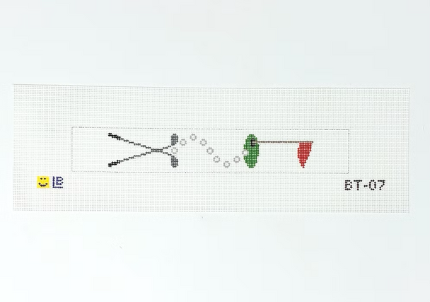 BT-07 Golf Key Fob 9w x 1.5h 18 Mesh LAUREN BLOCH DESIGNS