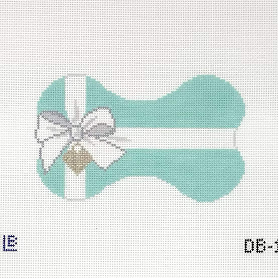 DB-15 Dog Bone, Return to Tiffany Heart Tag 5w x 3h 18 Mesh (space for personalization) LAUREN BLOCH DESIGNS