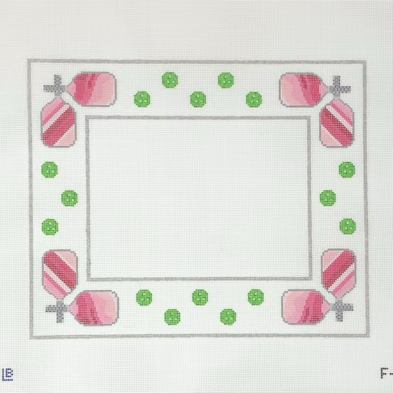 F-06 Pickleball Frame - Silver (for 5x7 photo either direction) 10.75 x 8.75 18 Mesh LAUREN BLOCH DESIGNS