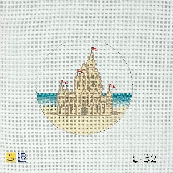 L-32 Sand Castle 4" Round 18 Mesh LAUREN BLOCH DESIGNS