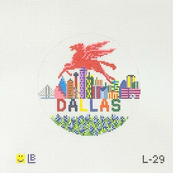 L-29 Dallas - Pegasus 4.5" Round 18 Mesh LAUREN BLOCH DESIGNS