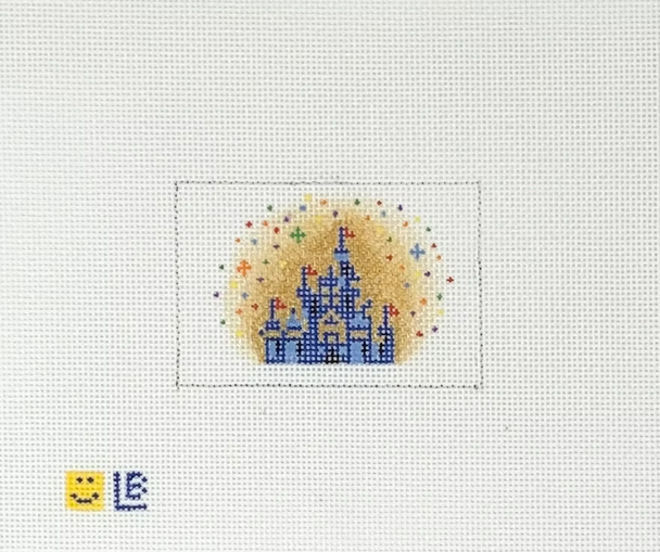 LT-16 Castle with Stars 3w x 2h 18 Mesh  LAUREN BLOCH DESIGNS