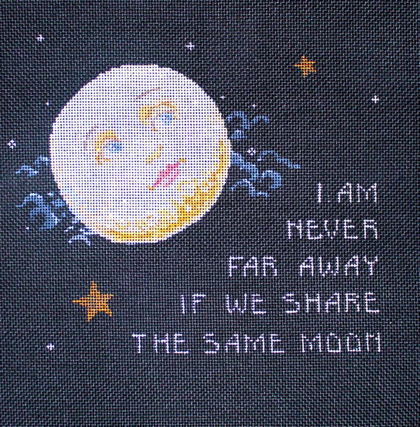 Far Away 9.5 x 9.5 18 Mesh Once In A Blue Moon By Sandra Gilmore 18-1312