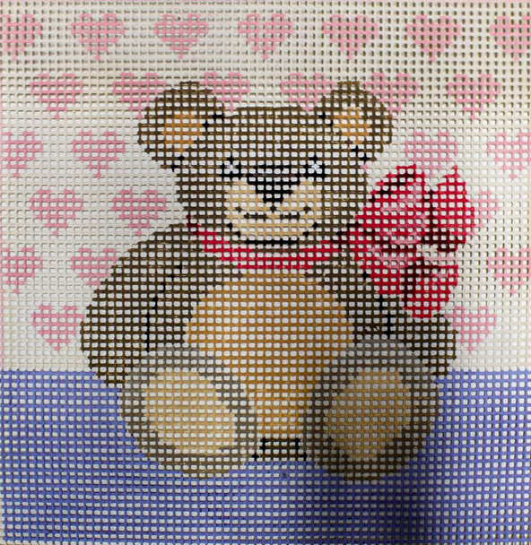 Qulckpoint Little Moon 6-024 Teddy Bear 2 9 x 9.25Sandra Gilmore 6 Mesh