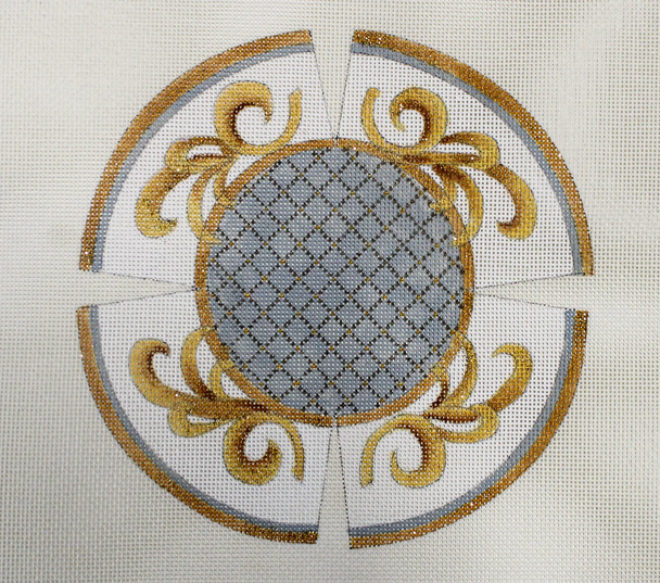 JG-205 Swirly Yarmulke 6.5” Diameter 13 Mesh Janice Gaynor