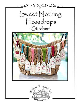 Sweet Nothing Flossdrops - Stitcher 27w x 46h by Antique Needleworkers 26-1389