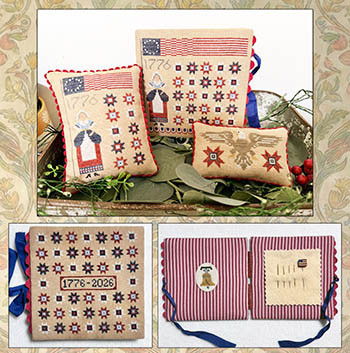 Betsy's Trio 77w x 36h by Fox And Rabbit Designs 26-1536