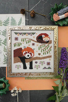 Red Panda 107w x 107h by Lindy Stitches 26-1225