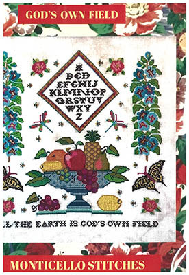 God's Own Field by Monticello Stitches 26-1246