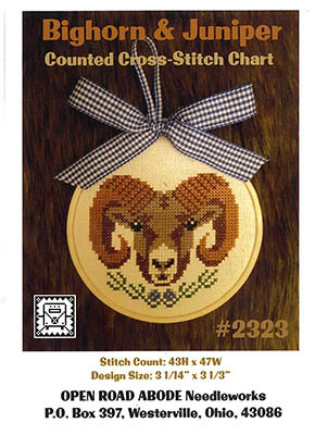 Bighorn & Juniper 47w x 43h by Open Road Abode Needleworks 26-1610