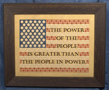 Power Of The People by Wildflower Stitching LLC 26-1363