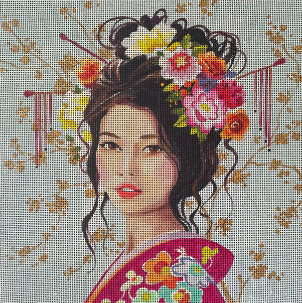 People PE269 Gorgeous Geisha 9.5 x 9.5 18 Mesh Colors of Praise