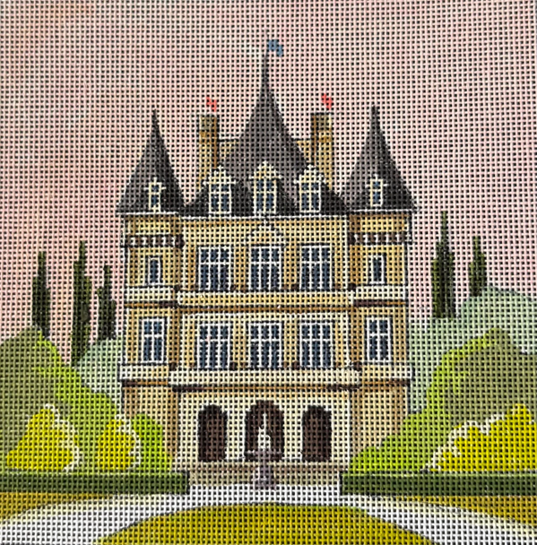 Miscellaneous MC507 Castle w light pink background	6x6 18 Mesh Colors of Praise