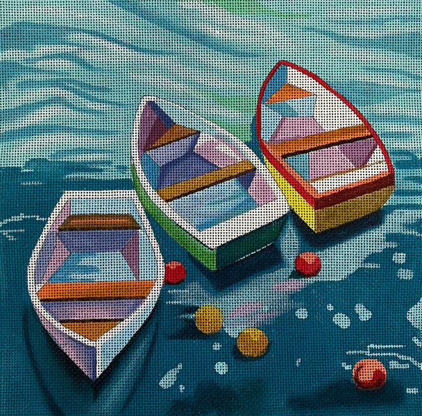 Miscellaneous MC495B boats & floats 12 x 12 13 Mesh Colors of Praise