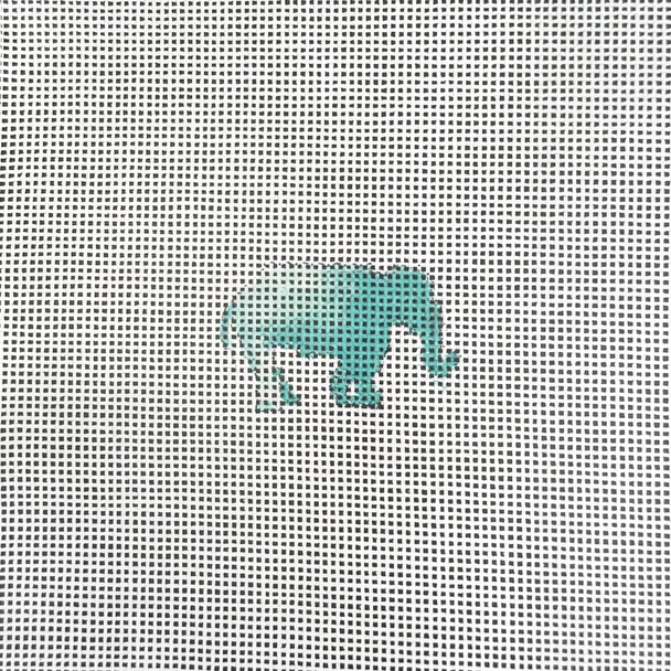 JW448 Blue Elephant Charm  1.5 x 1 18 MeshColors of Praise