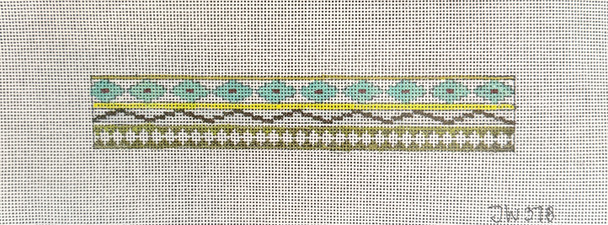 Jewelry JW378 Green Geometric Bracelet 7 x 1.25 18 Mesh Colors of Praise