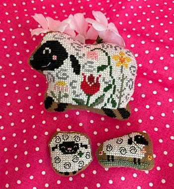 Sheep (Mommy And Cubs) by Romy's Creations 26-1472