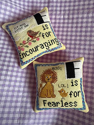 Positivity Alphabet E-F by Romy's Creations 26-1476