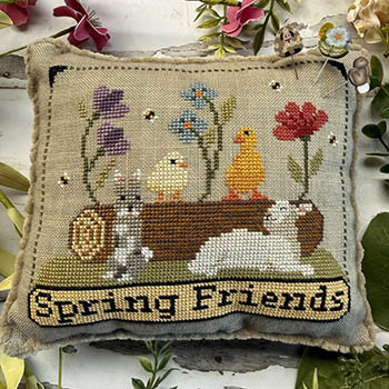 Spring Friends 91w x 75h by Puntini Puntini 26-1292