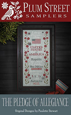 Pledge Of Allegiance by Plum Street Samplers 26-1708