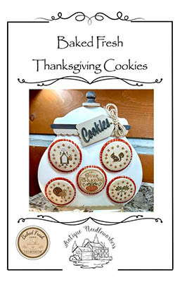 Baked Fresh Thanksgiving Cookies 43w x 43h by Antique Needleworkers 26-1390