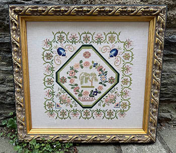 M. Seckel Antique Sampler Reproduction by Jan Hicks Creates 26-1185