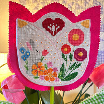 BunBun's Garden 98w x 98h by Luhu Stitches 26-1461