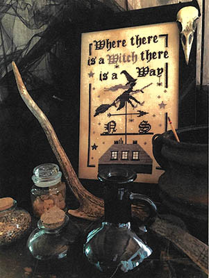Where There Is Witch There IsA Way 104w x 156h by Primitive Har 26-1830