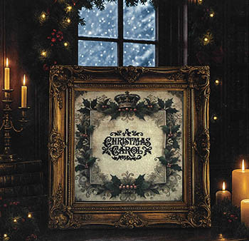 Christmas Carol 103w x 74h by Primitive Hare 26-1827