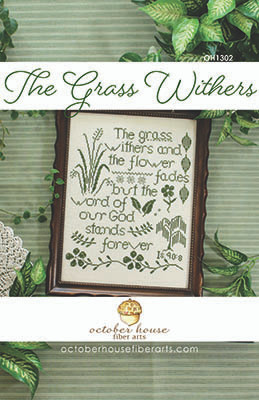 Grass Withers 144w x 177h by October House Fiber Arts 26-1345