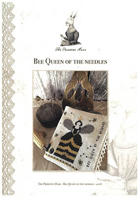 Bee Queen Of The Needles 181w x 130h by Primitive Hare 26-1866