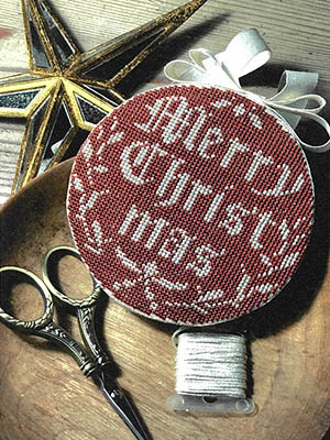 Victorian Christmas Pinwheel 65w x 65h by Primitive Hare 26-1922