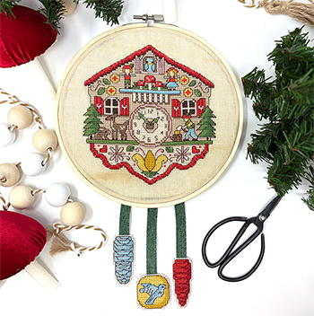 Classic Cuckoo Clock 74w x 78h by Tiny Modernist Inc 26-1698