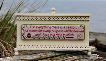 Time To Stitch 246w x 54h by SamBrie Stitches Designs 26-1280