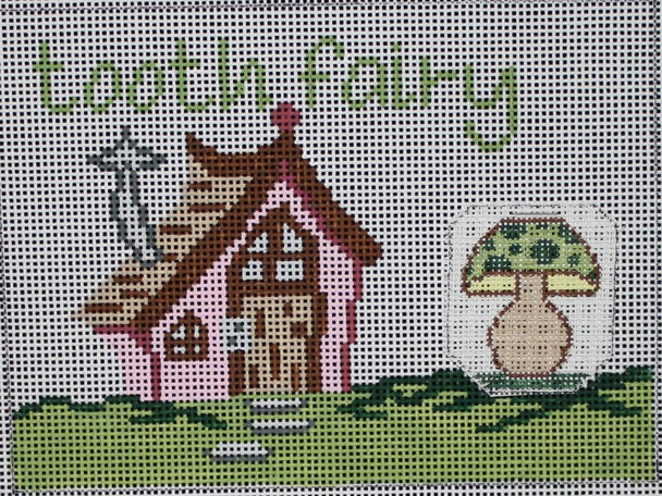Tooth Fairy Pillow TFP200 Fairy House 13 Mesh J. Child Designs Stocking