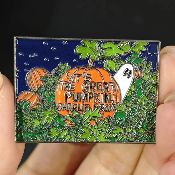 PEANUTS GREAT PUMPKIN - MAIN TITLE NEEDLEMINDER© Peanuts OFFICIALLY NEEDLEPOINT PNTS-MINDER-GREATPUMPKIN