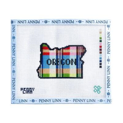 MADRAS PLAID OREGON 2.3" x 3.8" 18 Mesh SG DESIGNS