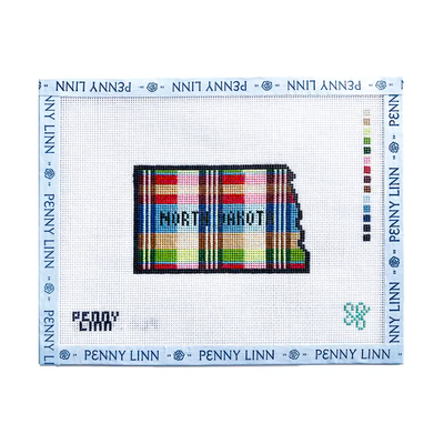 MADRAS PLAID NORTH DAKOTA 2.44" x 4.05" 18 Mesh SG DESIGNS