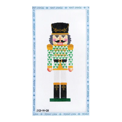 GREEN HEREND NUTCRACKER 11.25" x 4" 18 Mesh SG DESIGNS